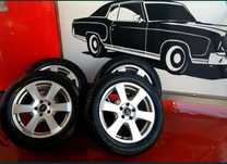 Cauciucuri Dunlop de iarna cu jante R17, 5x112