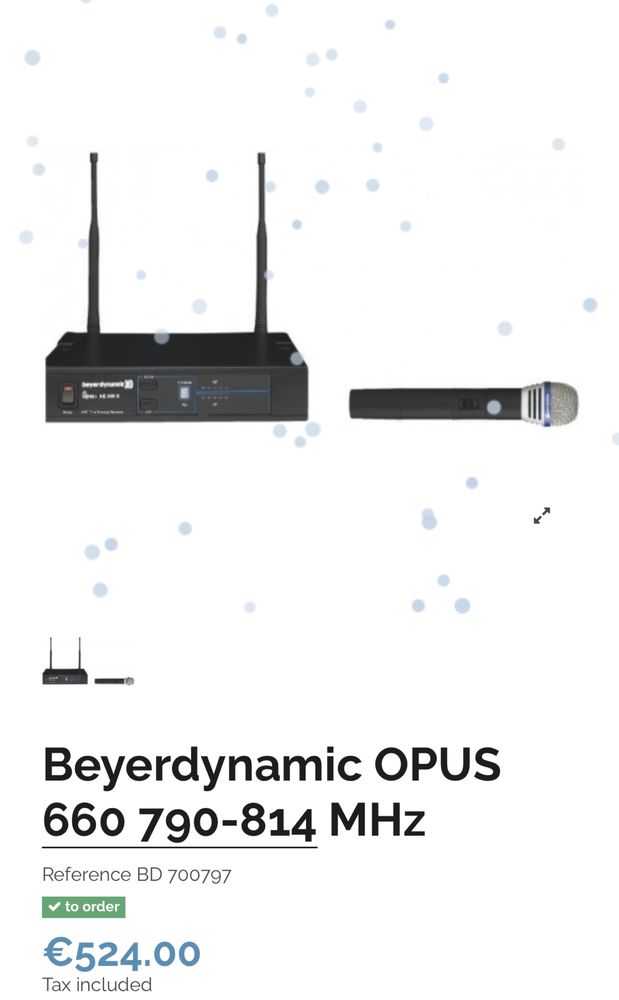 Microfon Wi-Fi BeyerDynamic Opus