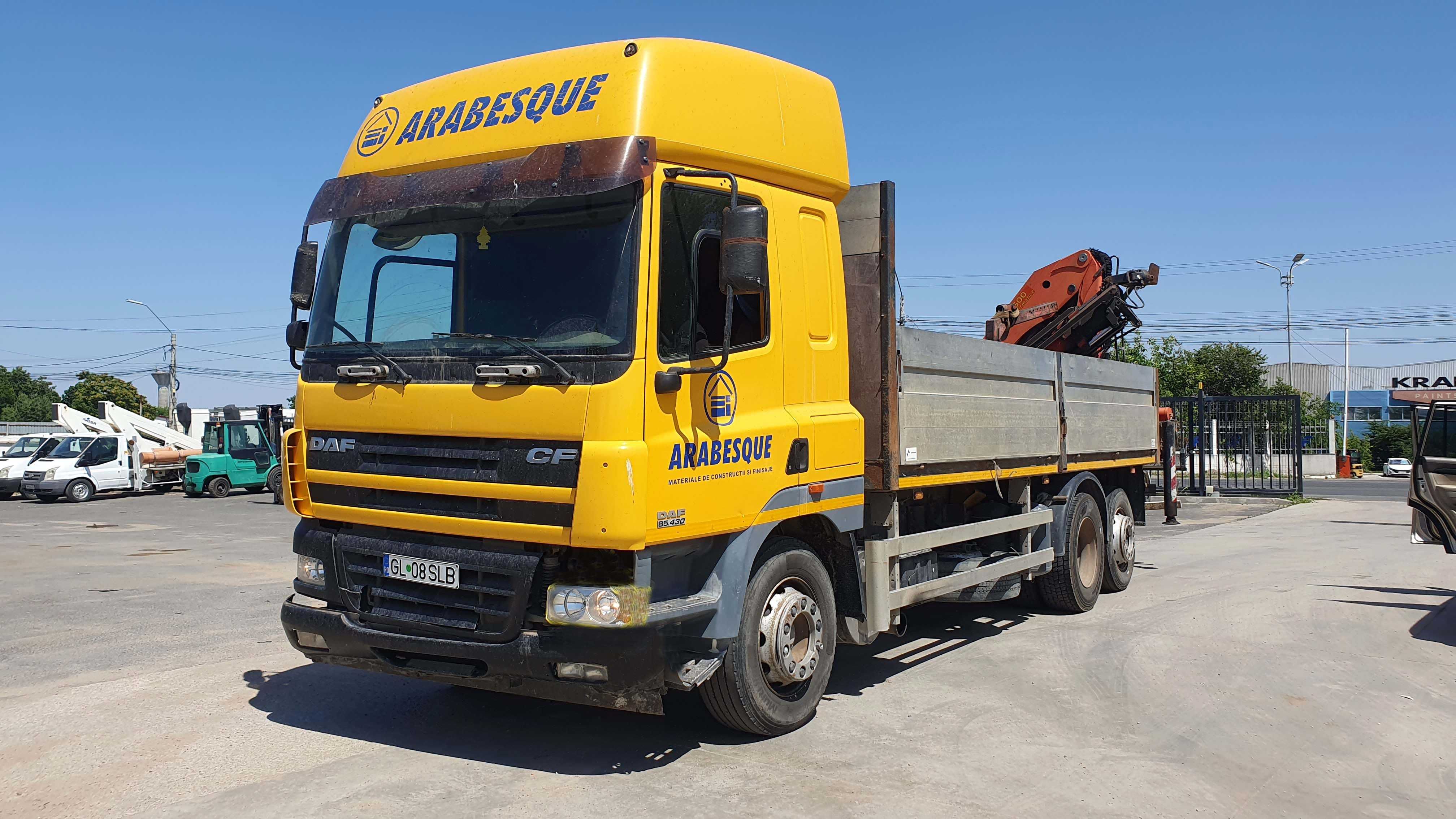 DAF CF 430, macara, automacara Palfinger PK 18500, an 2007