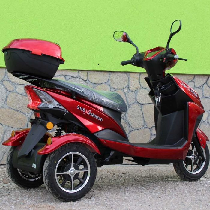 Електрическа Триколка-Скутер MAX SPORT 1500W RED