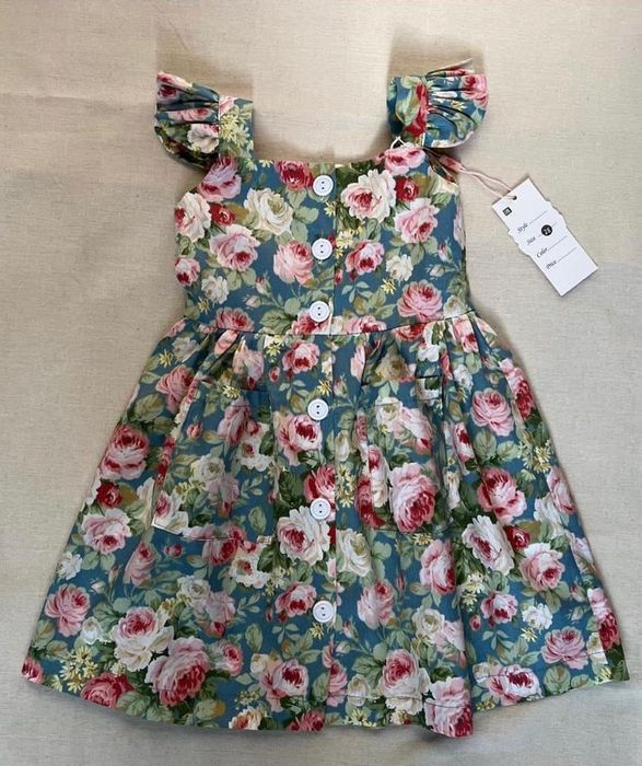 Детские платья из 100% хлопка (Новые)