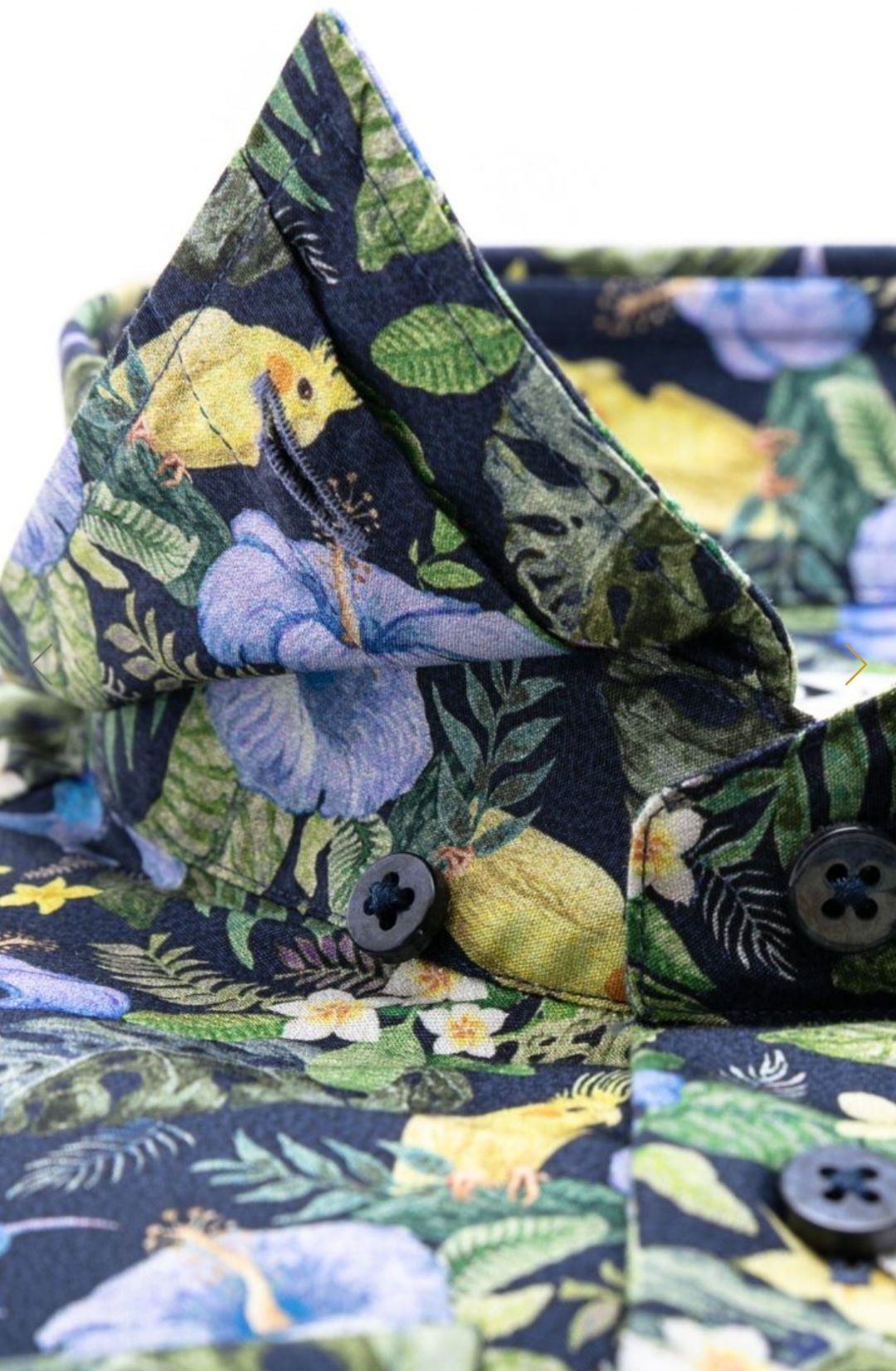 Camasă Cipriani Larosa bumbac 100% cu imprimeu floral jungle mărime L