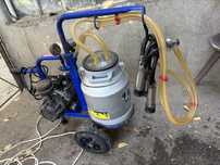 Aparat de muls vaci portabil cu bidon aluminiu