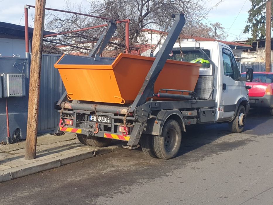 Container tomberon transport moloz gunoi, debarasării,nisip pietriș