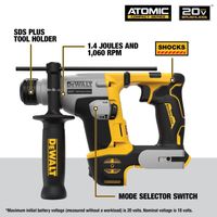 Dewalt SDS Plus двухрежимный перфоратор