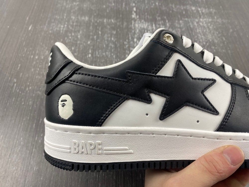 A Bathing Ape Bape Sta White Black