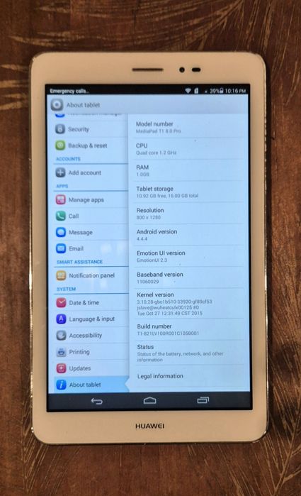 Tableta Huawei T1 8.0 Pro