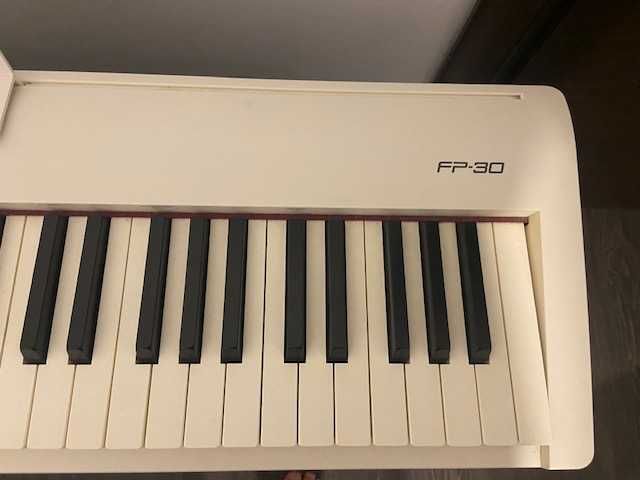 Pian digital Roland FP-30 fp30 cu stativ, pedalier, husa transport