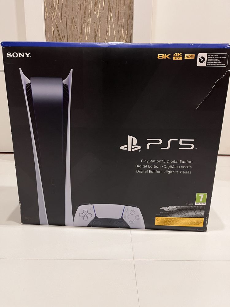 Конзола Playstation 5 Digital edition. В гаранция