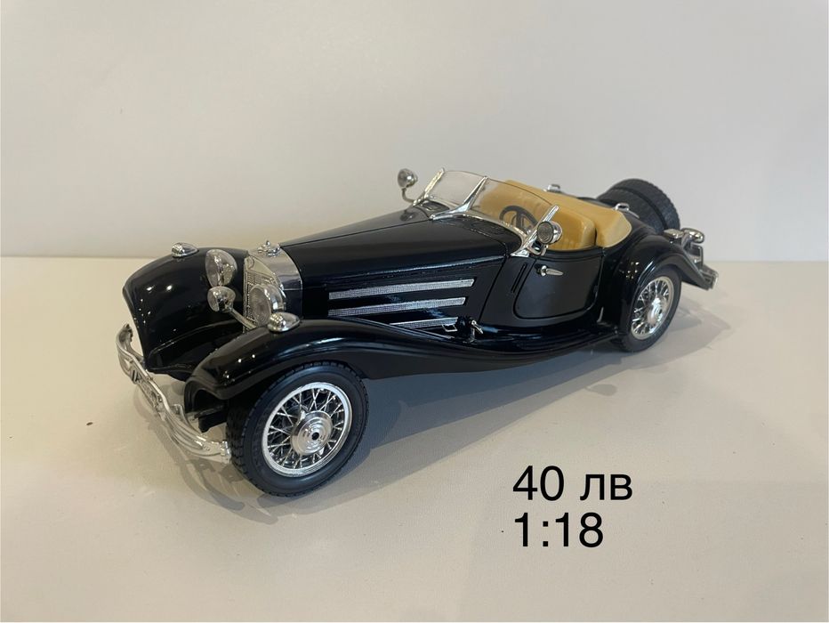 Метални колички 1:18
