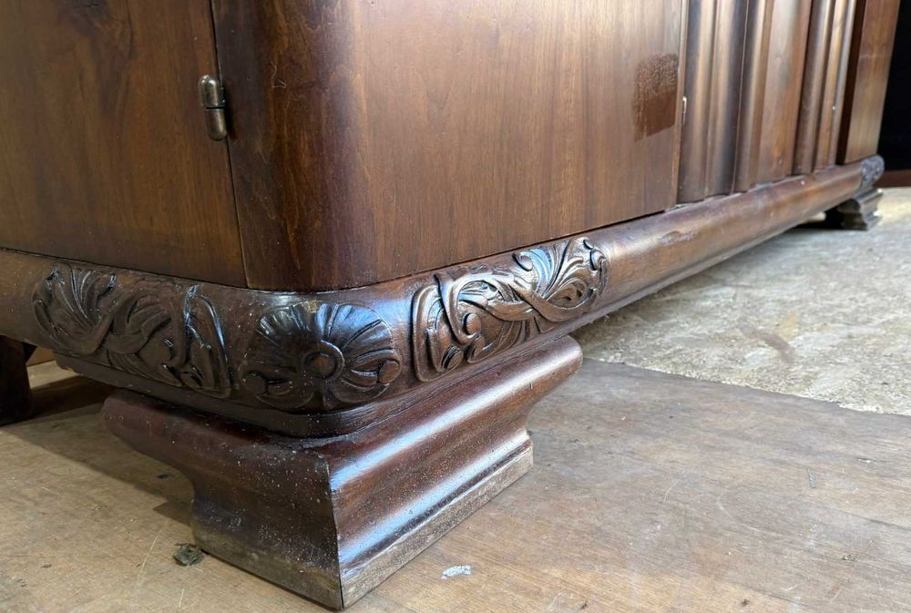 Servanta Vintage din Lemn Masiv Stil ArtDeco; Bufet; Comoda
