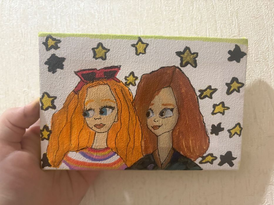 Картина Stranger things!Оди и Макс