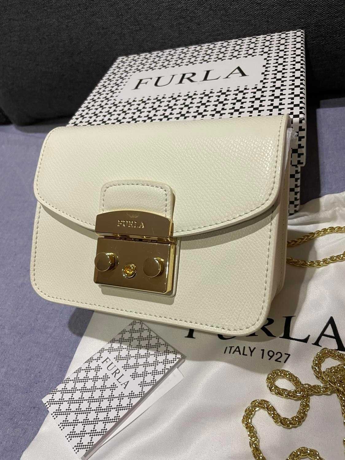 Furla Metropolis mini Естествена кожа нови 8 цвята