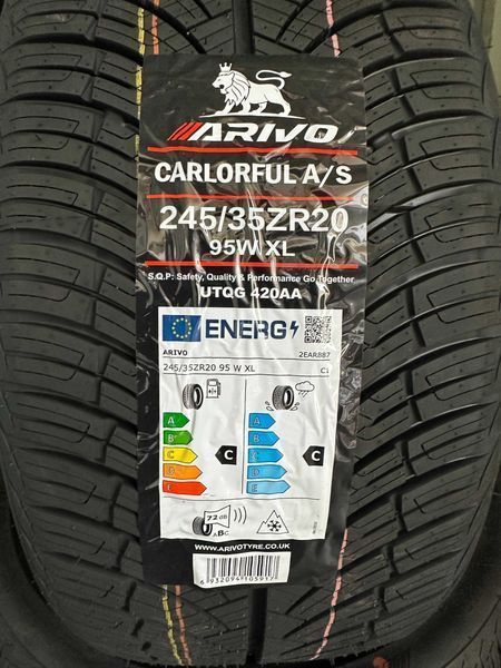 Нови всесезонни гуми ARIVO CARLORFUL A/S 245/35R20 95W XL НОВ DOT