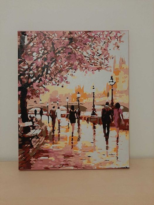 Vand tablou - pictura pe numere 40/50 cm - pret 100 ron