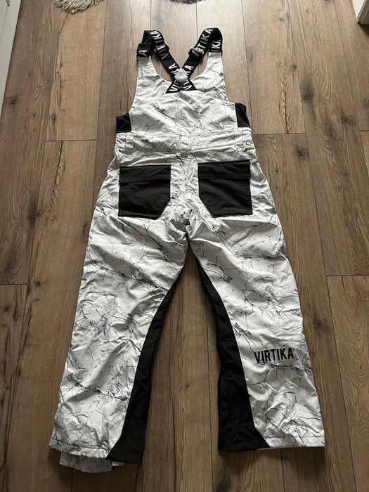 Pantaloni Snowboard/Ski BIB Virtika Signature - L (Mens) - Marble