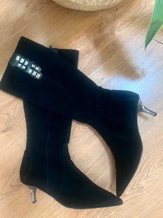 Cizme din piele intoarsa Hogl