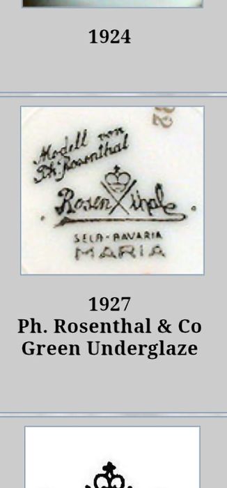 Старинные немецкие тарелки