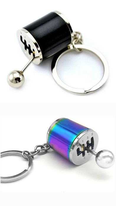 Breloc schimbător viteze FUNCȚIONAL. Cromat, indestructibil