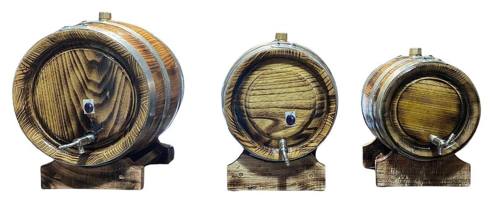 Butoi de DUD cu suflet 3/5/10 litri, tradițional/homemade/Cadou LUX