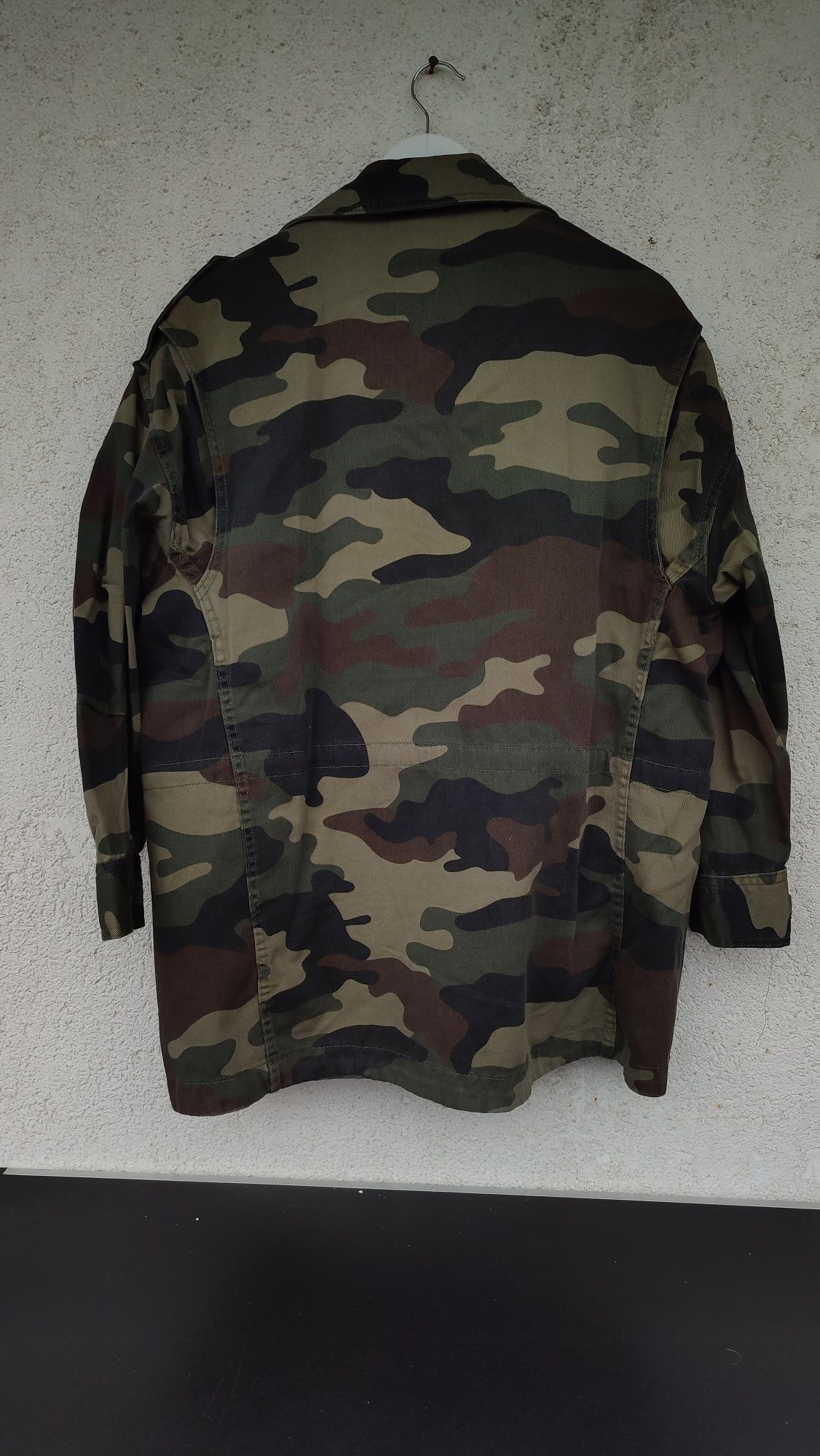 geaca camuflaj unisex zara L army armata soldat vesta veston jacheta