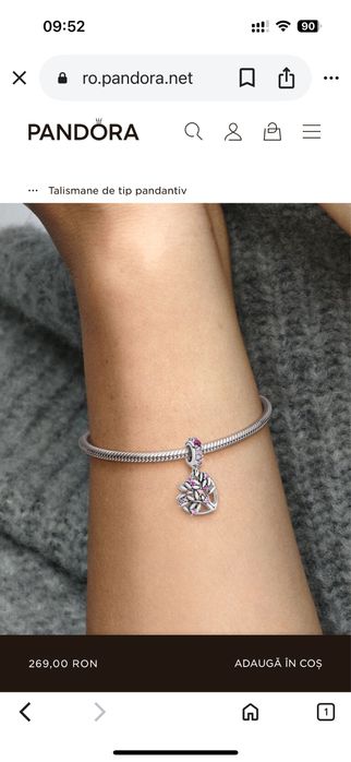 Charm pandora original nou