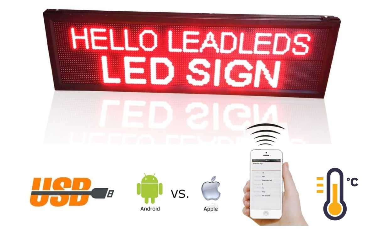 RECLAME LED PROGRAMABILE / Afisaj text programabil / Casete luminoase