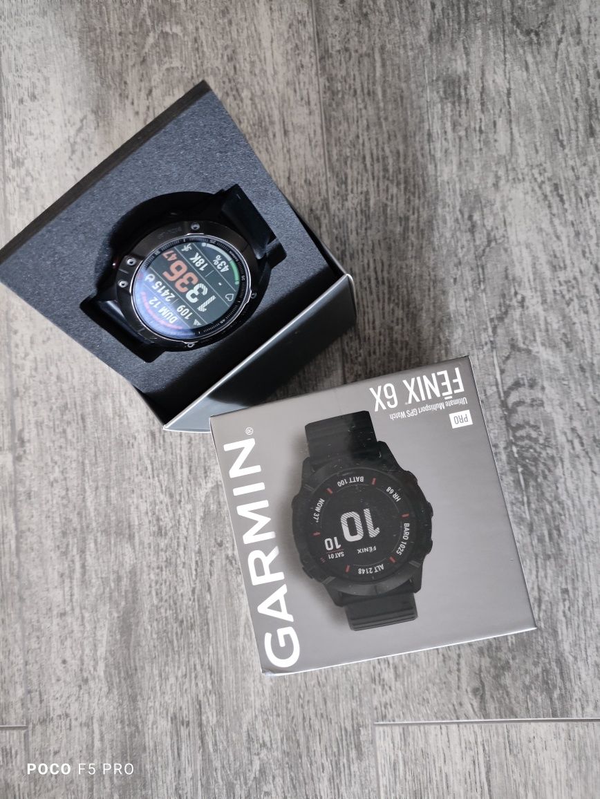 Smartwatch Garmin Fenix 6X Pro Black edition, 51 mm