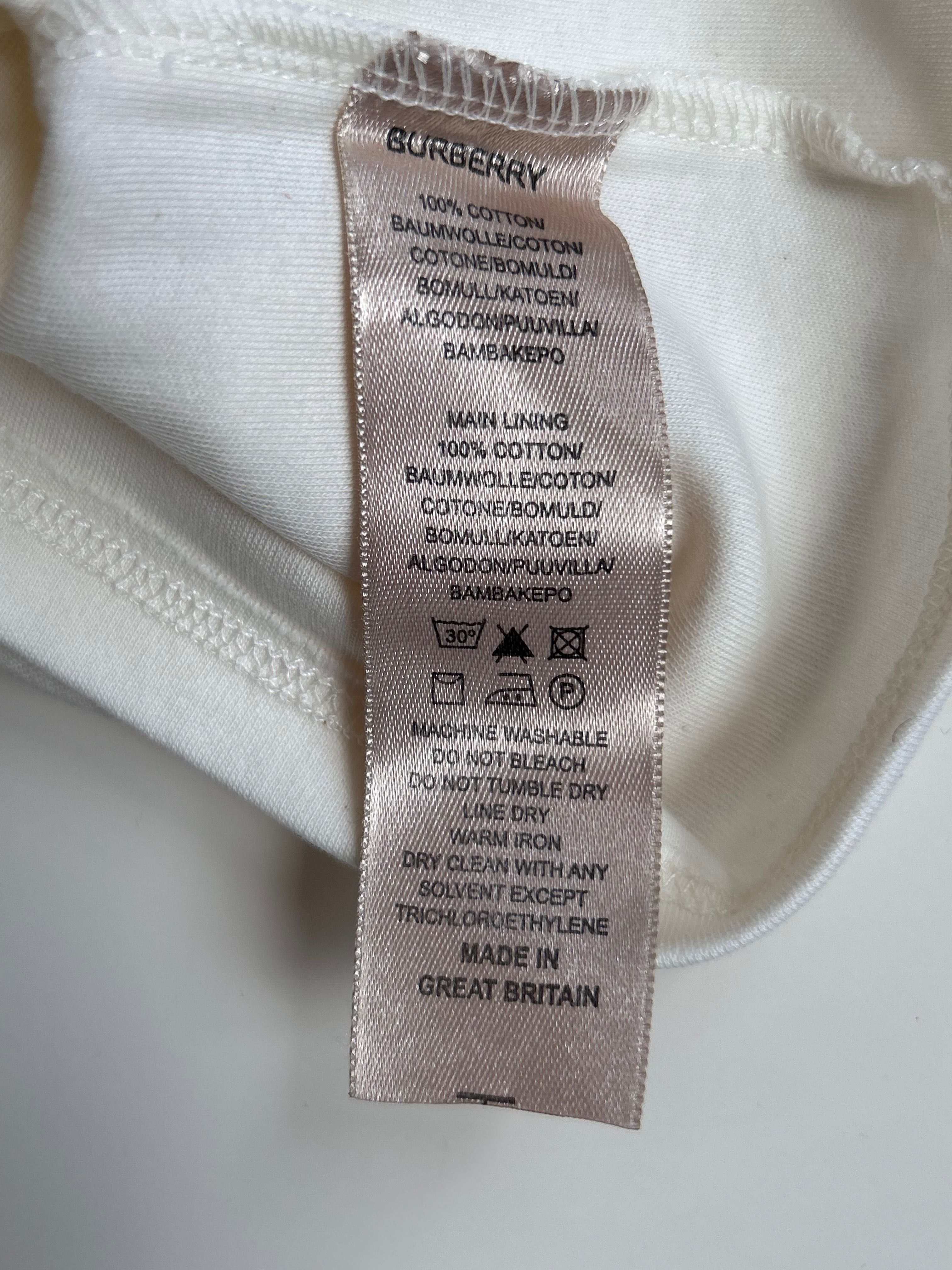 Burberry мека памучна блуза 6месеца