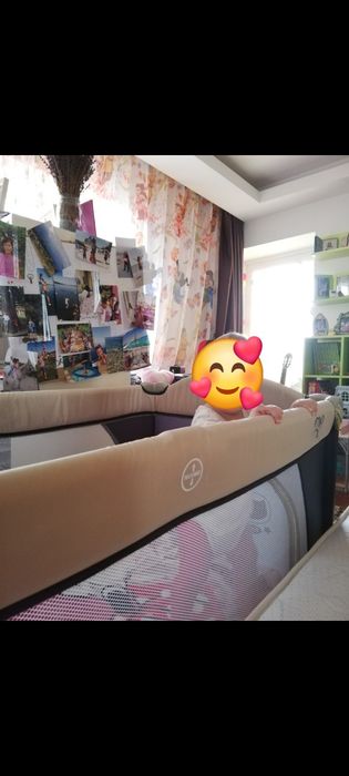 Pătuț tip țarc cu saltea cocos. Doar pentru Timisoara