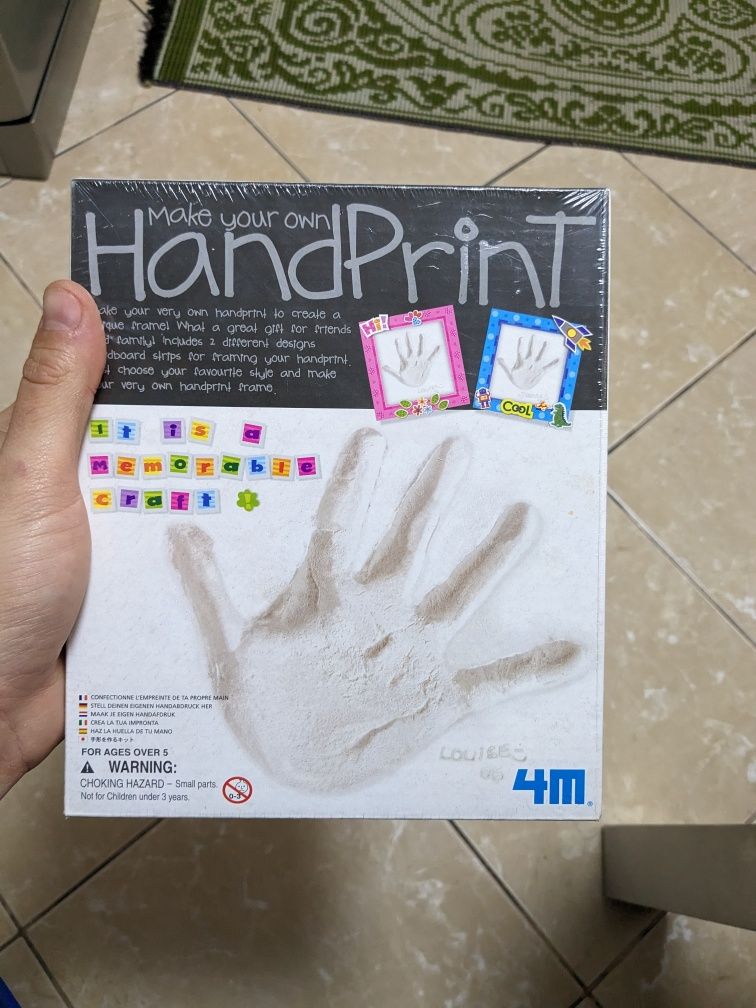 Joc copii make your own hand print