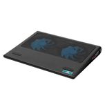 ^ Охлаждающая подставка для ноутбука RIVACASE 5557 black 17.3"