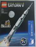 Set Lego Ideas: NASA Apollo Saturn V, 1969 piese, 92176, nou, sigilat