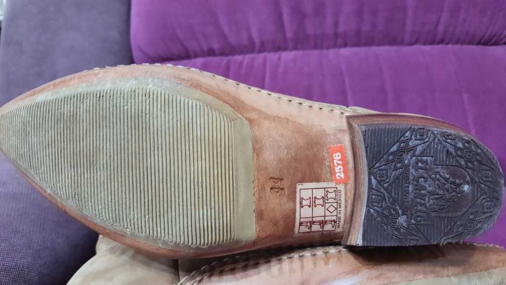 Cizme, ciocate occidentale full piele, El Canelo marimea 44