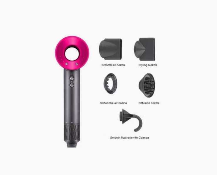 Сешоар Super Hair Dryer DS 5 в 1 Йонизация Три степени 1600W