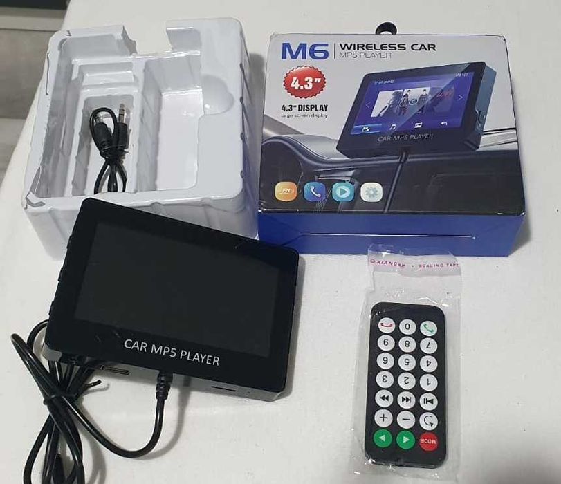 Sistem audio, mini statie auto/home, modulator FM, MP5 Player auto