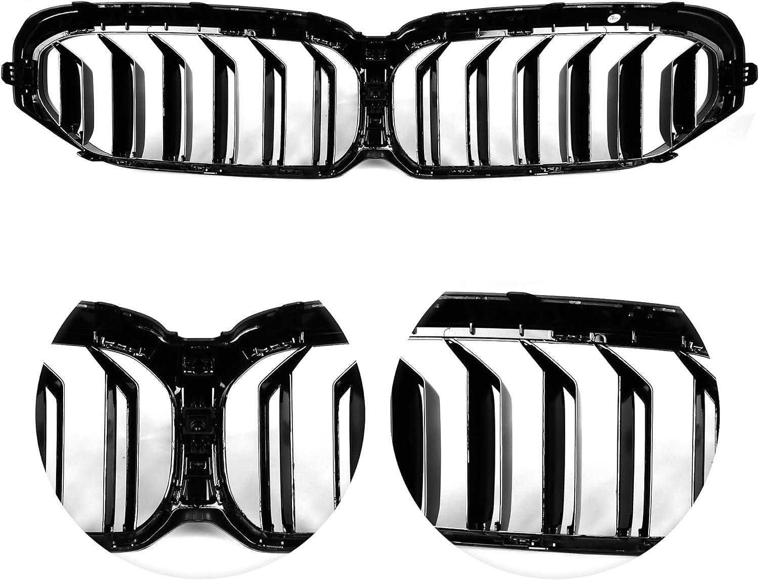 Двойни бъбреци решетки, BMW G30, G31, G38, 2020-2023 г., черен гланц
