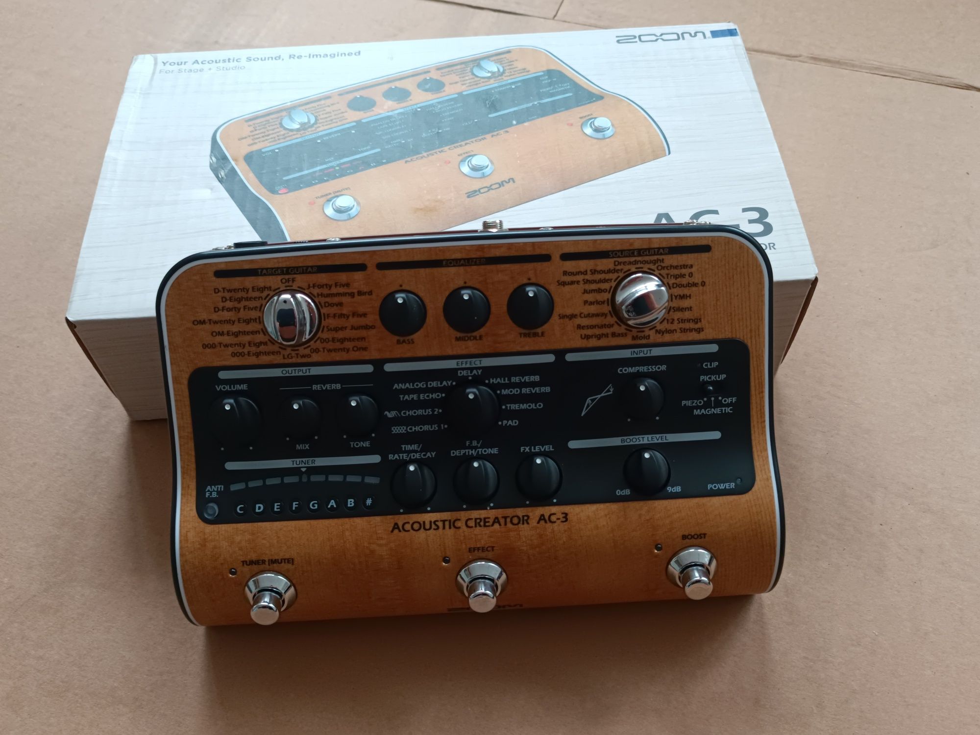 "ZOOM" AC-3 Acoustic Creator