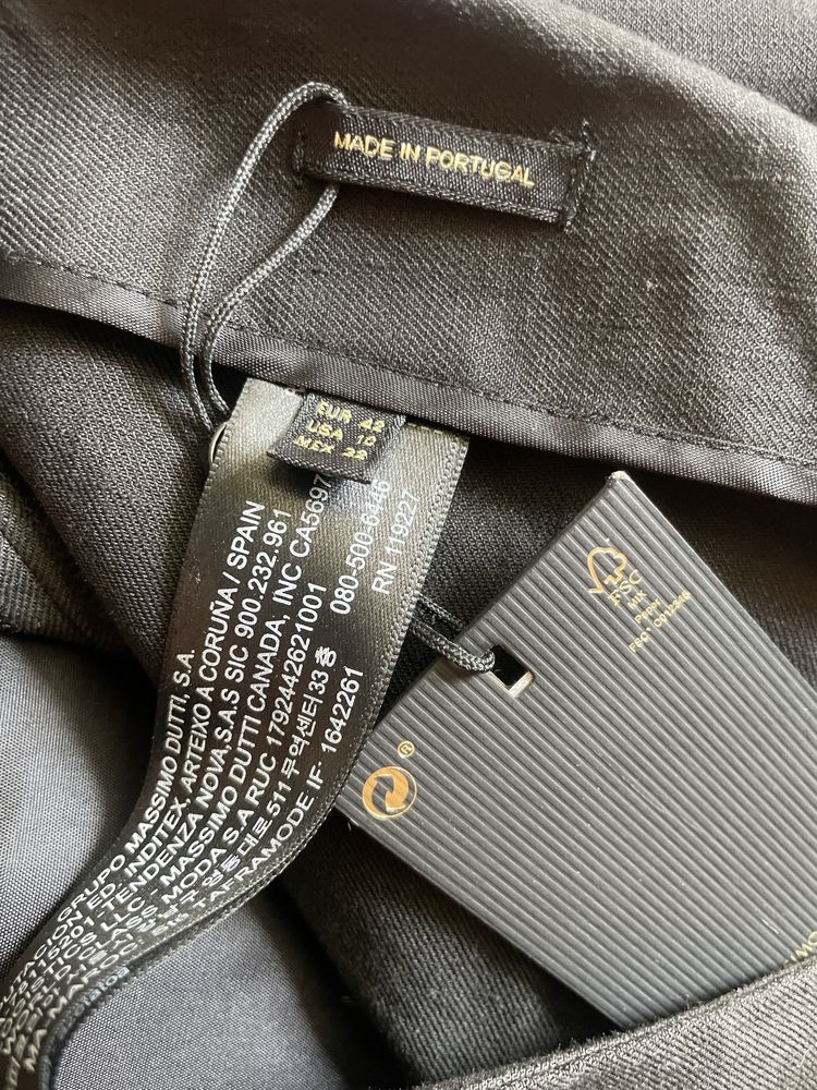 Новые летние Брюки Massimo Dutti, черные