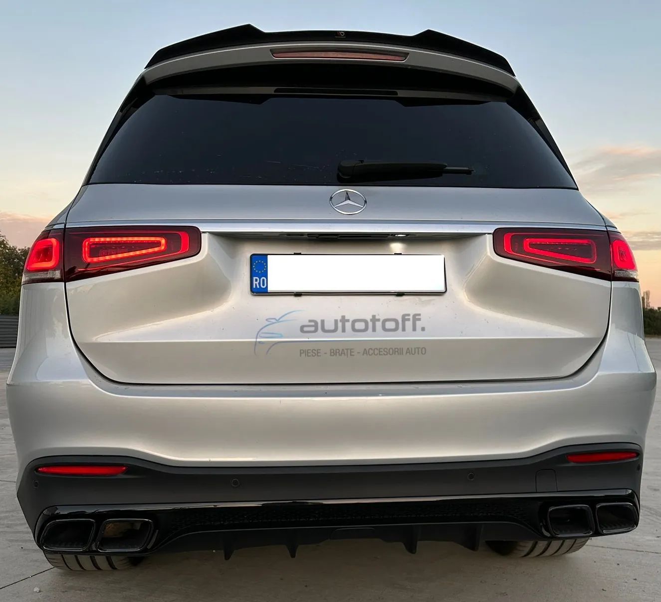 Difuzor bara spate GLS X167 (2020+) Full Black LOOK