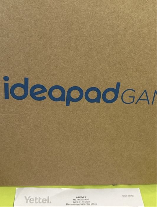 НОВ* 15.6' 512GB Lenovo IdeaPad Gaming 3 15ACH6 Yettel Гаранция 2025