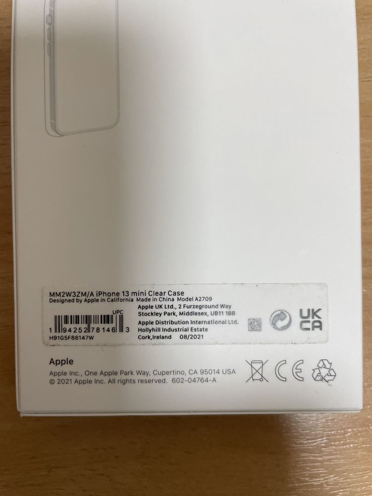 Husa IPhone 13 mini MagSafe  transparentă -Originala