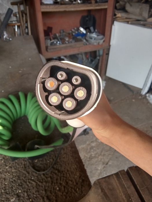 Кабел за зареждане на електромобил, 22Kw, трифазен, type 2