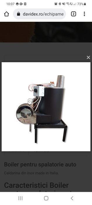 Boiler spalatorie auto