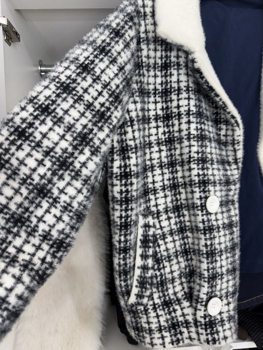 Пиджак, эко шуба