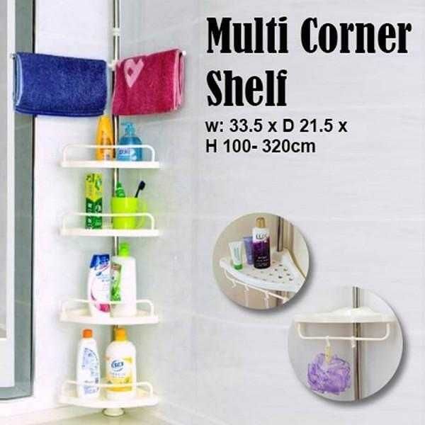 Multi Corner Shelf Ъглова етажерка за баня
