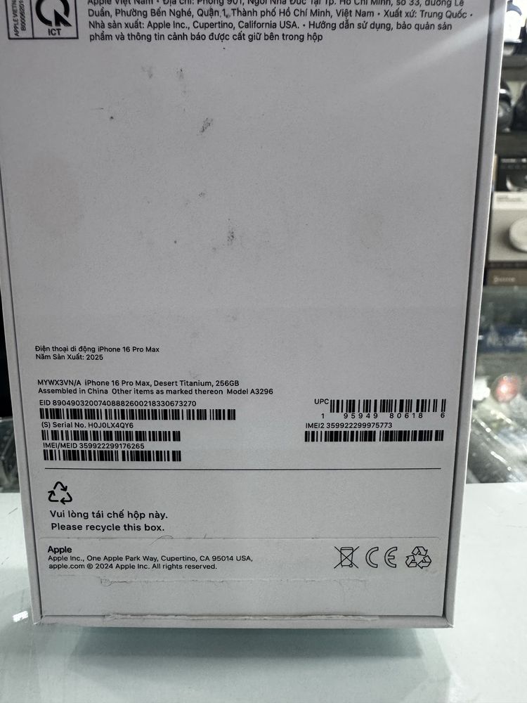iphone 16 pro max 256gb desert titanium