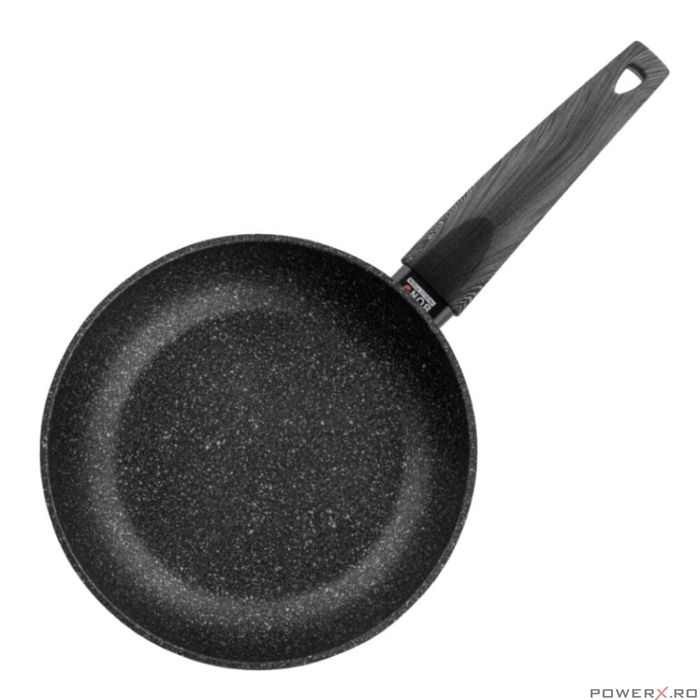 Tigaie din aluminiu 20cm, invelis antiaderent, manere din bachelit,