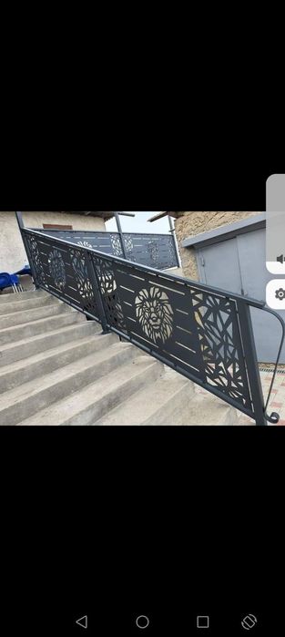 Balustrada din tablă decupata