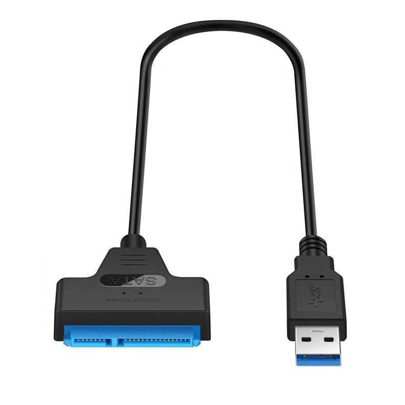 НОВ Кабел USB 2.0 USB 3.0 към SATA 2.5" 3.5" за връзка HDD SSD Диск